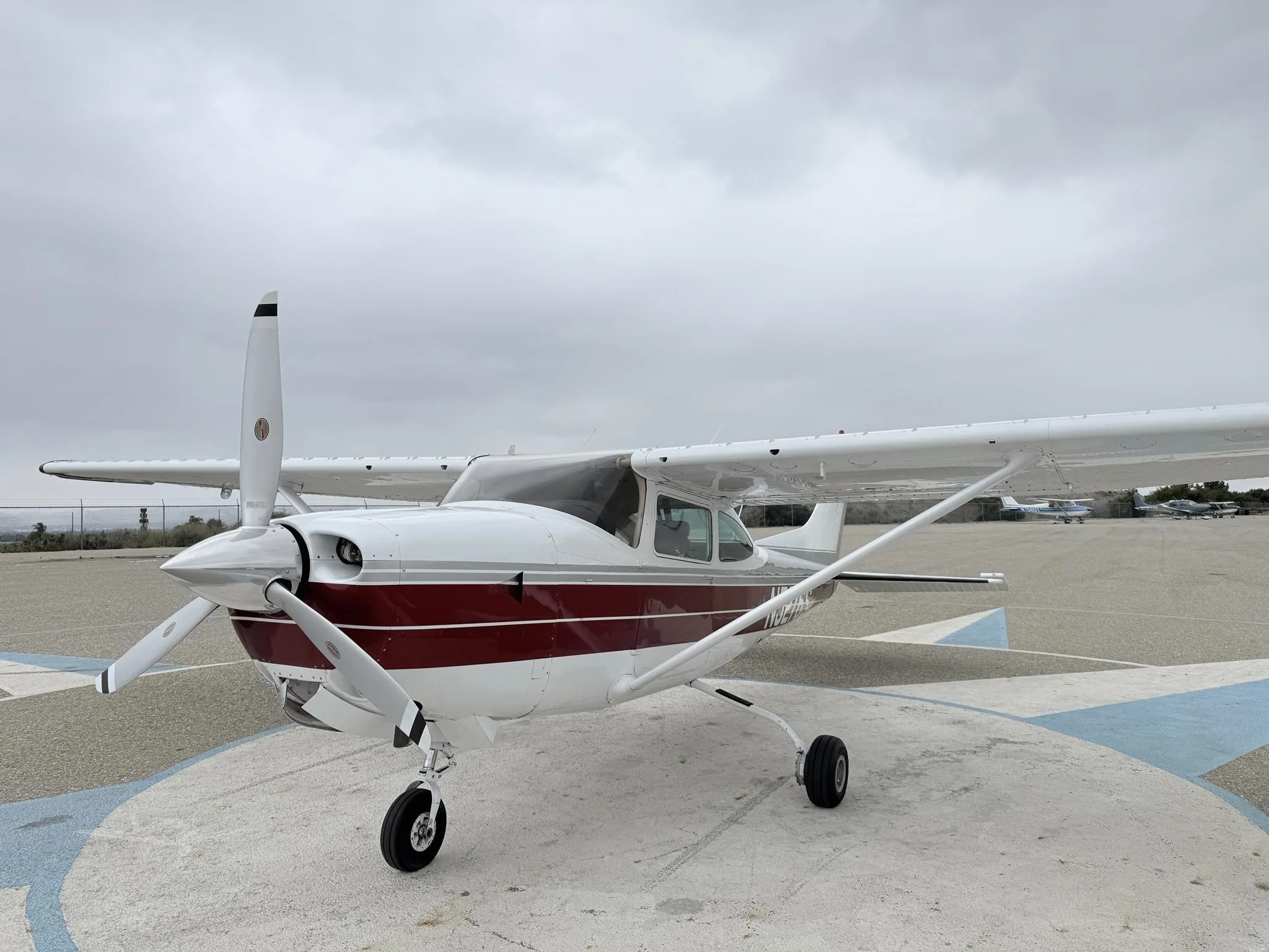 Exterior view of a 1980 CESSNA TURBO R182RG SKYLANE, N5276S.