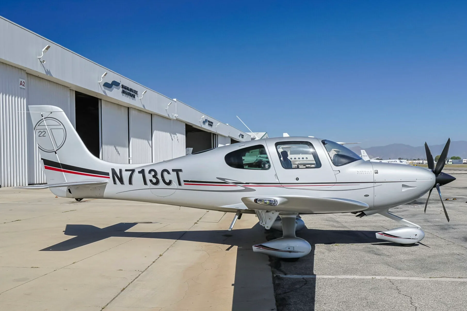 Exterior view of a Cirrus.