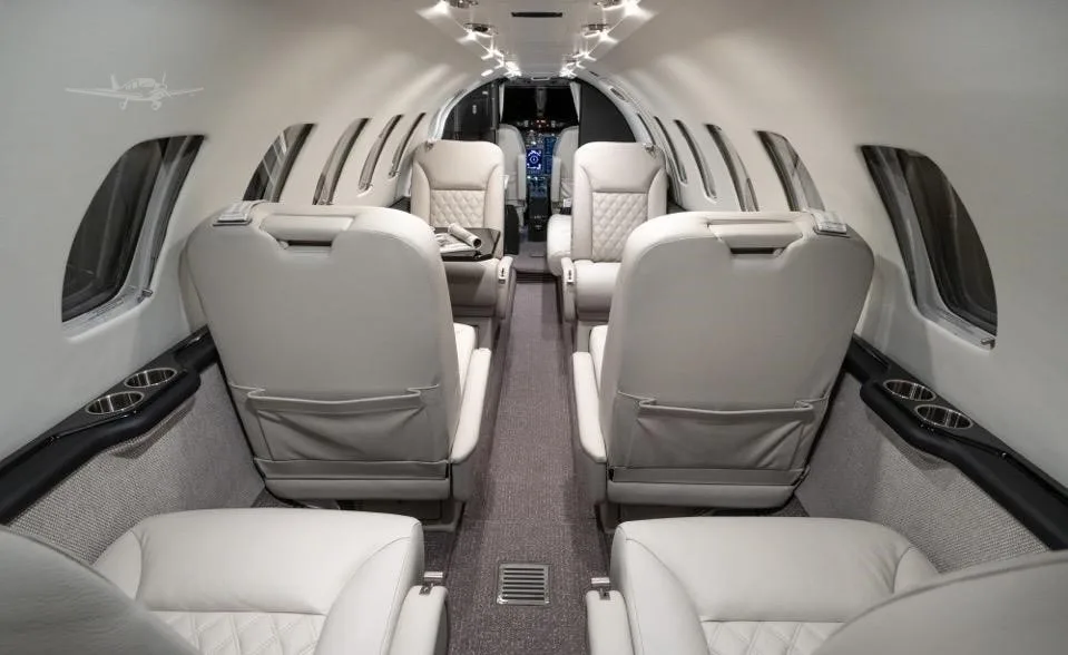 Cabin interior of a 1994 CESSNA CITATION V ULTRA.