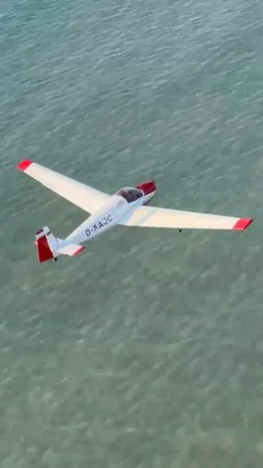 Marketing image of a 1985 Scheibe SF-25 Motorfalke.
