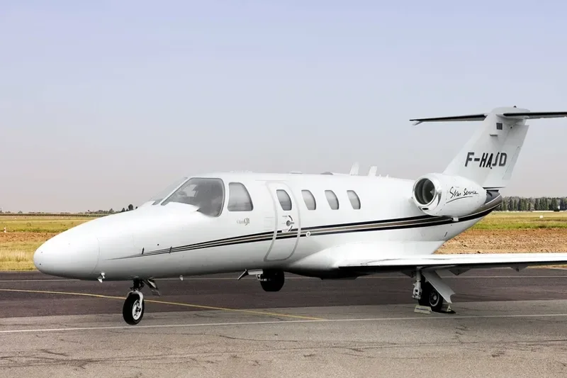 Exterior view of a 2003 Cessna Citation CJ1.