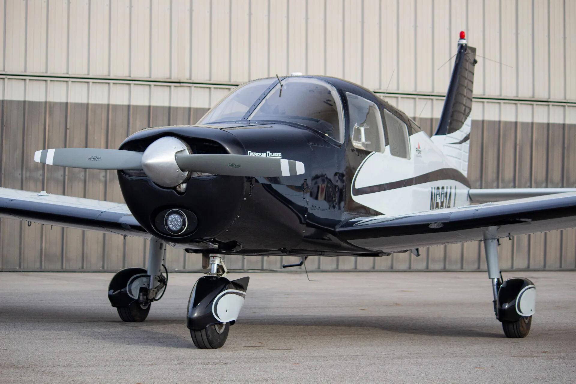 Exterior view of a 1976 Piper Cherokee Cruiser - Elite Air Service.