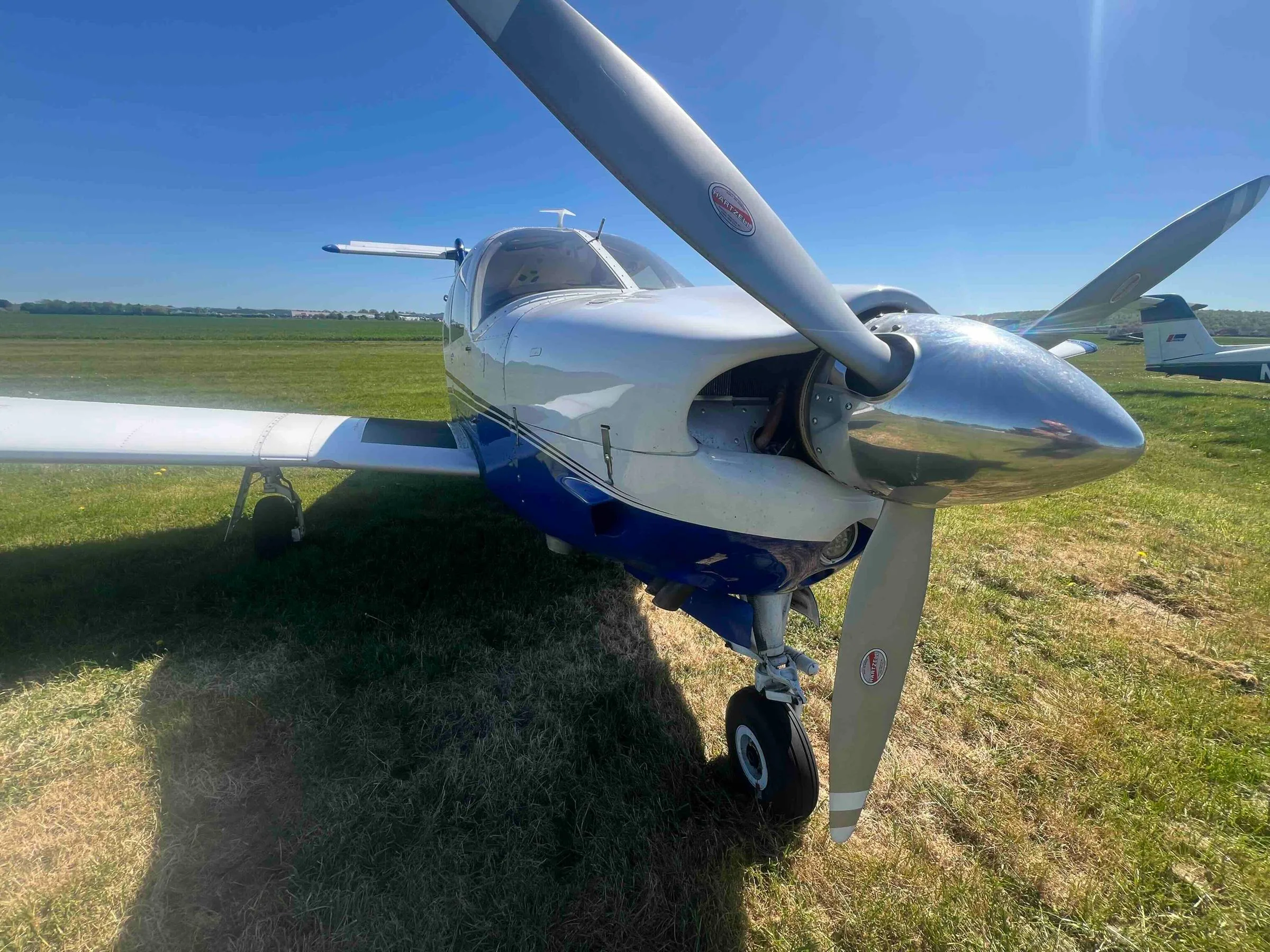 Exterior view of a 1979 Piper PA-28RT-201 Arrow IV.