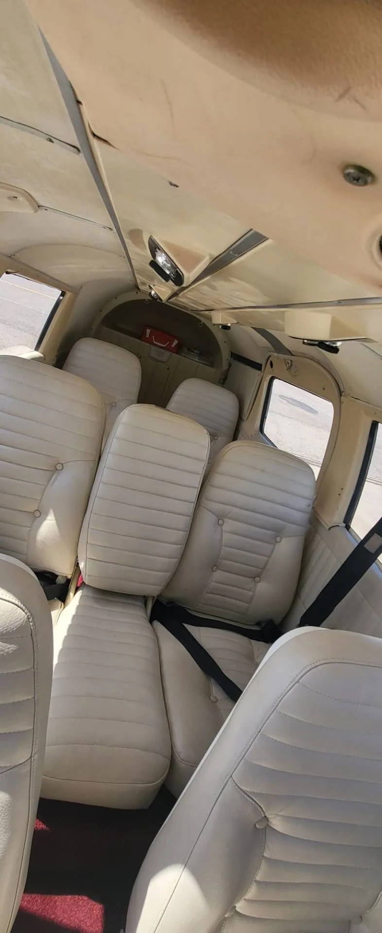 Cabin interior of a 1973 Piper PA-32-300 Cherokee Six.