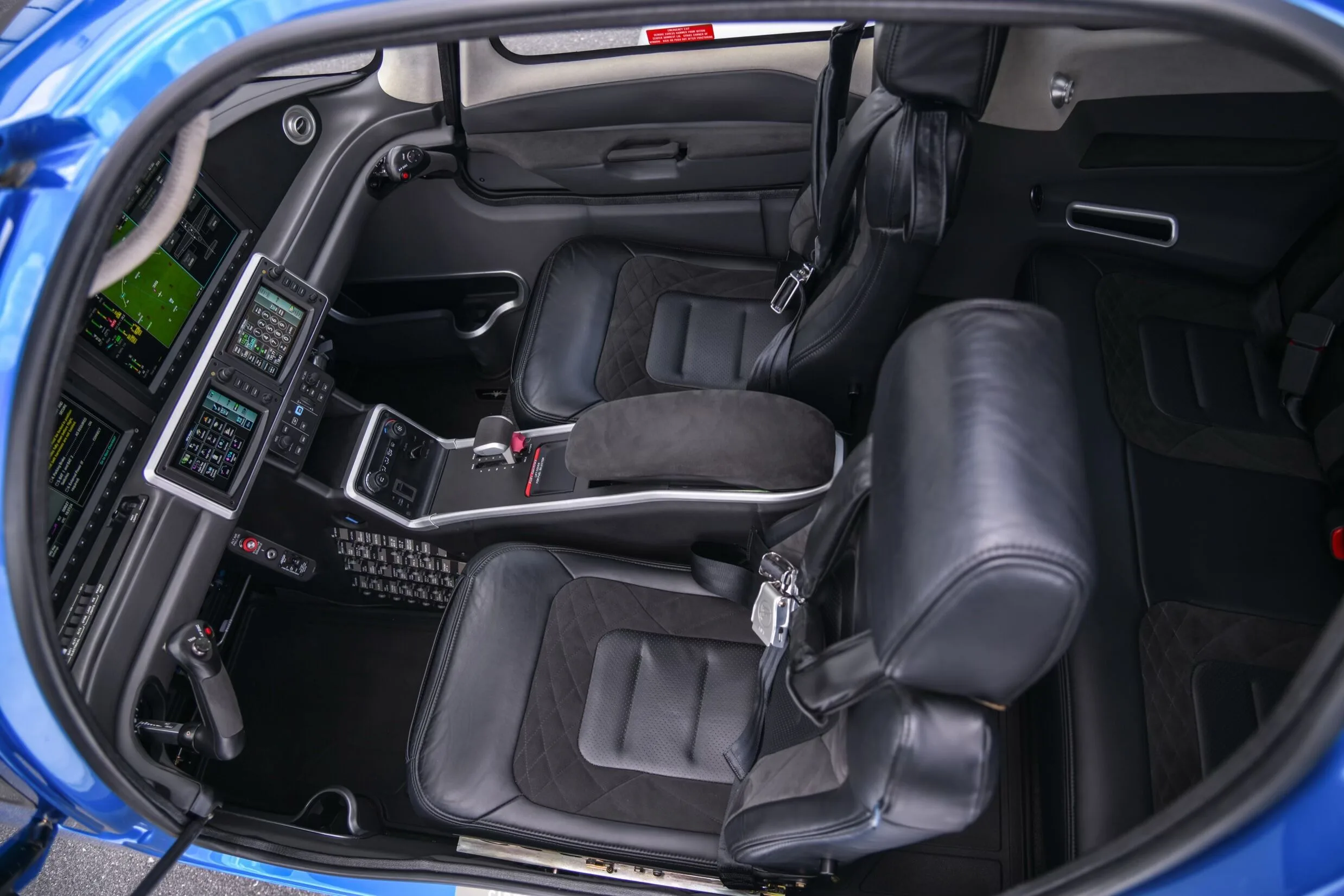Cabin interior of a 2024 Cirrus SR20-G7 Premium.