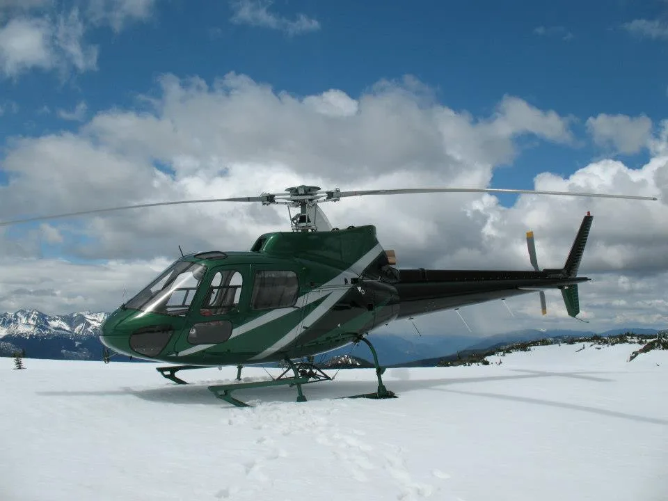 Exterior view of a 2000 Eurocopter AS350B2 9030, C-GGWB.