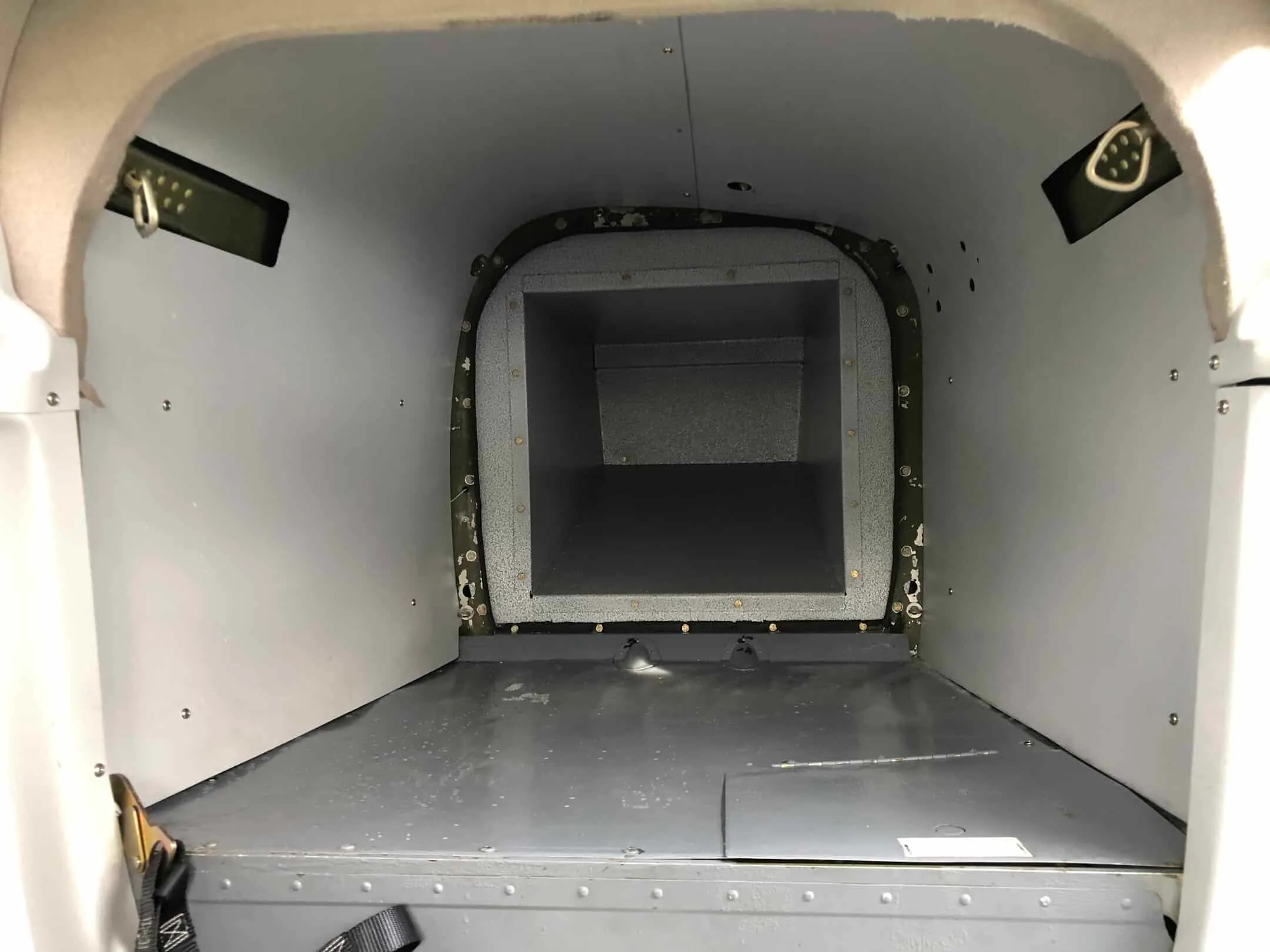 Cabin interior of a 1978 Cessna A185F.