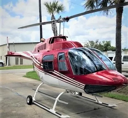 Exterior view of a 1997 BELL 206B III, N463RA.