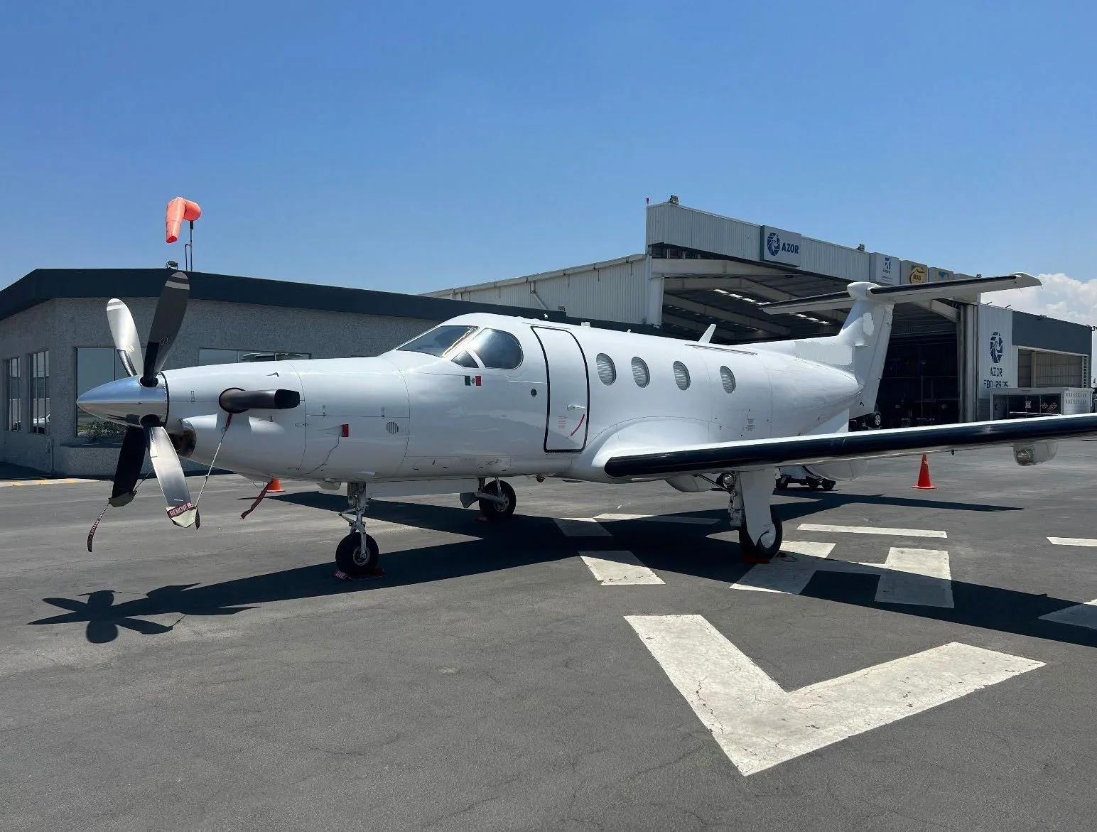 Exterior view of a 2009 Pilatus PC-12NG | Leviate Air Group.