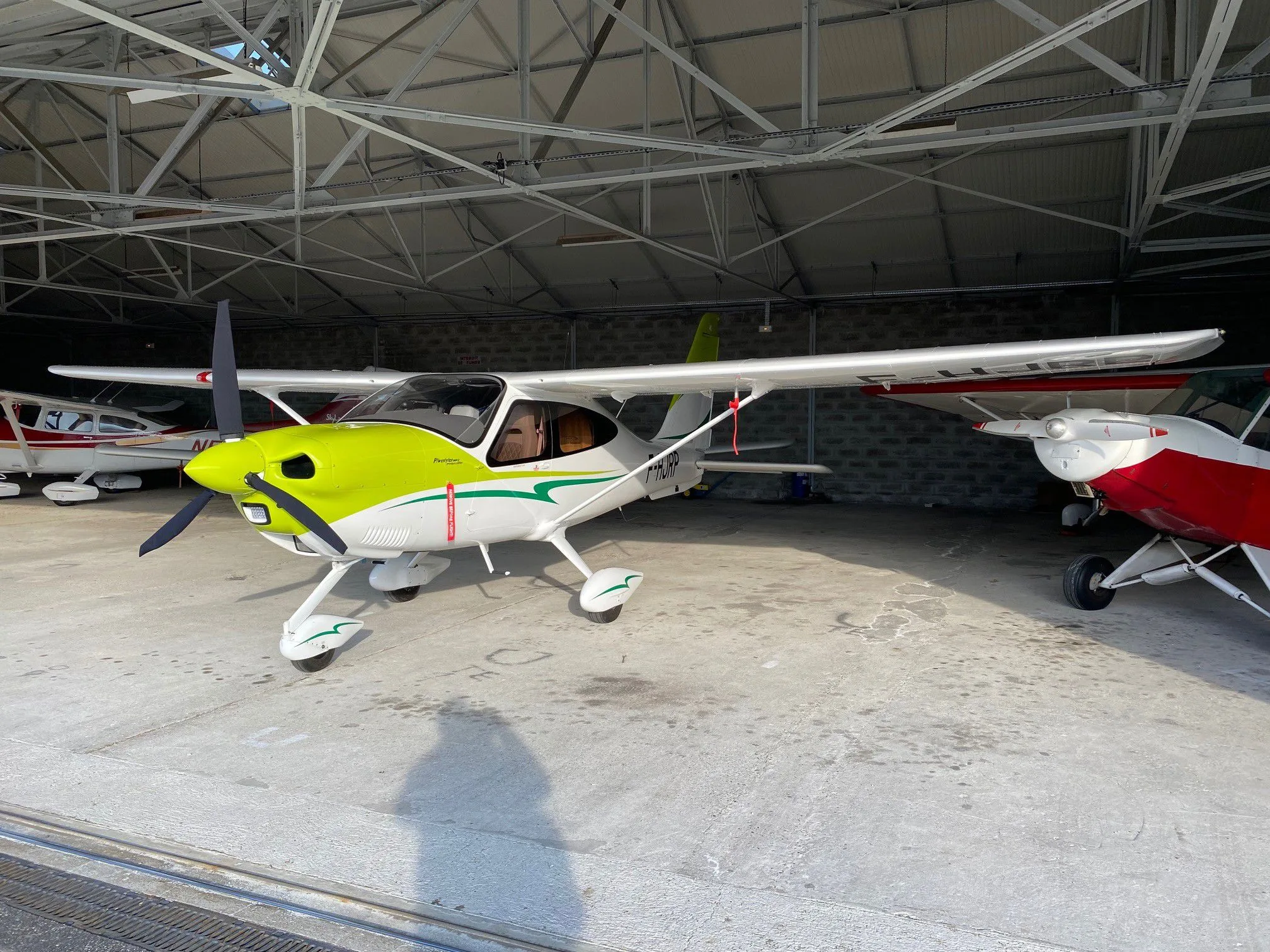 Exterior view of a 2024 Tecnam P2010 TDI.
