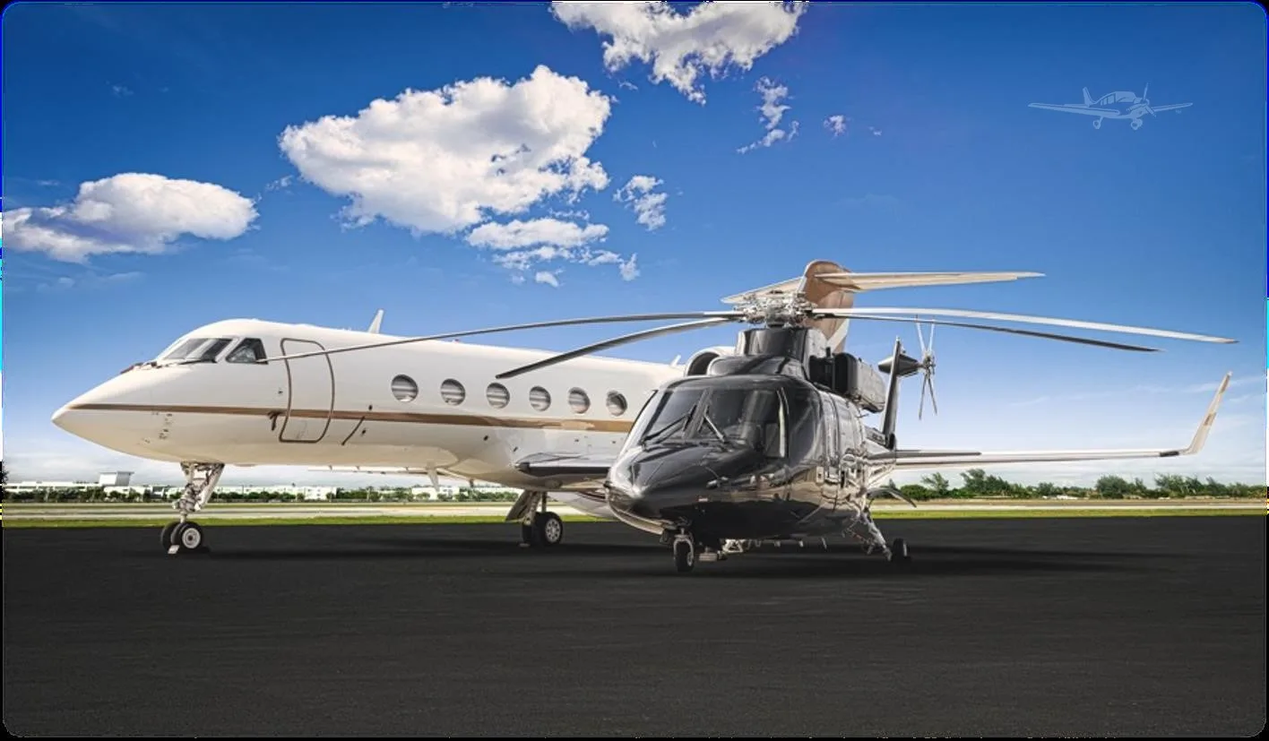 Exterior view of a 1987 SIKORSKY S-76B, N269FL.