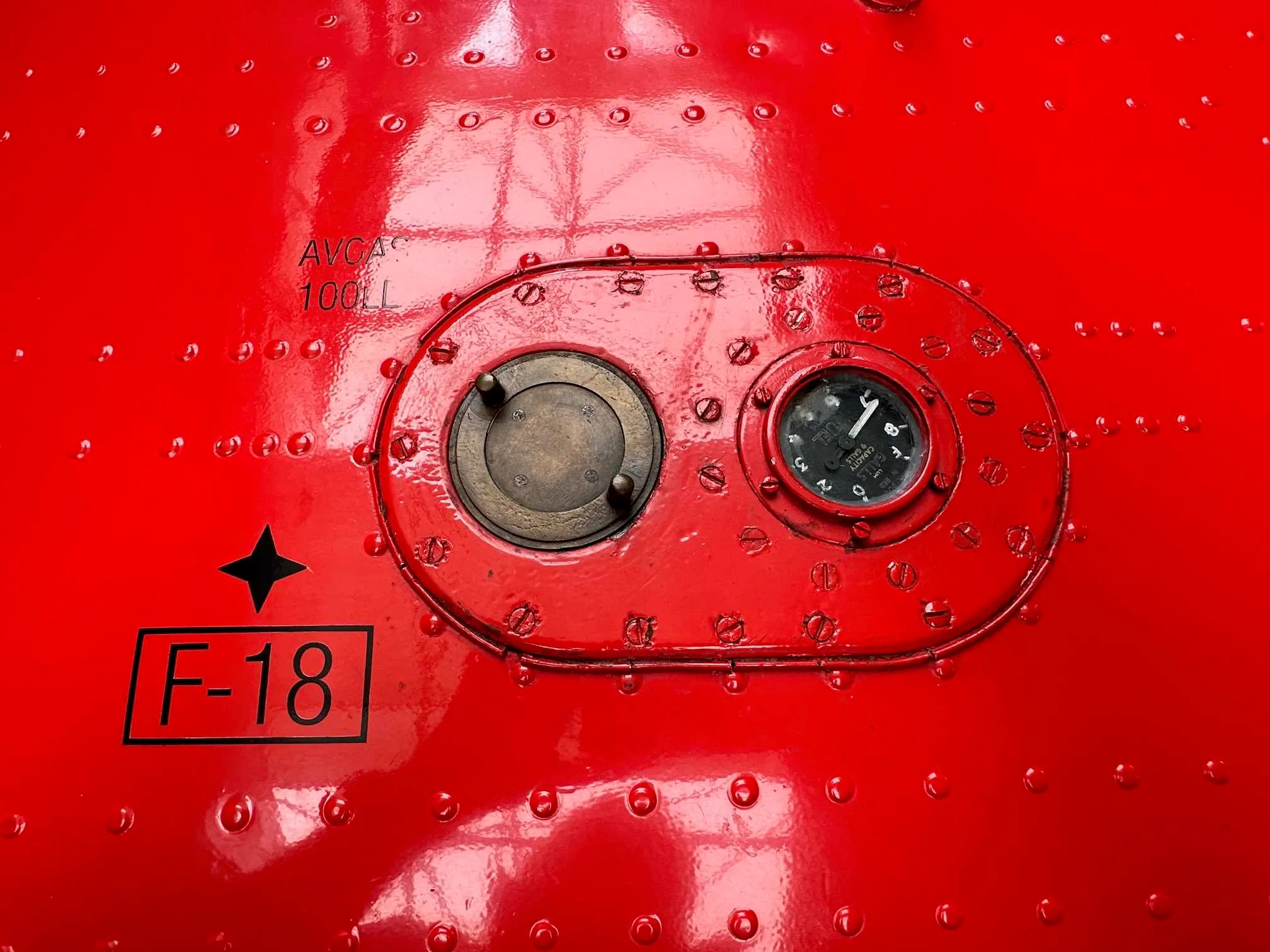 Cockpit and instrument panel of a 1951 de Havilland Aircraft Co DHC-1 Chipmunk 22.
