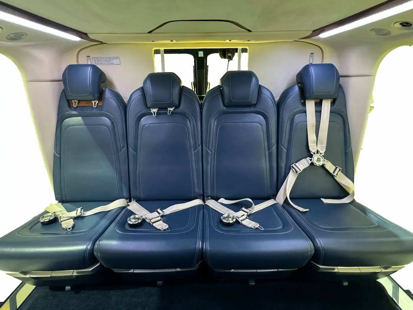 Cabin interior of a 2016 Leonardo AW169.