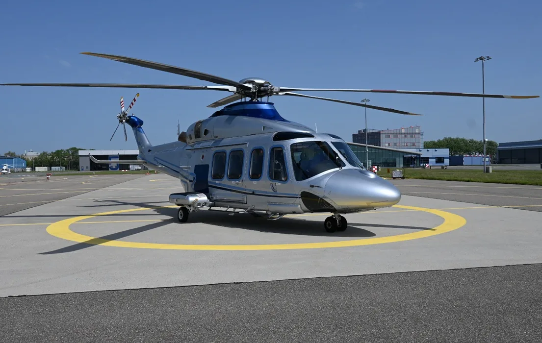 Exterior view of a Leonardo AW139 – OFFSHORE – REF, L-1306.
