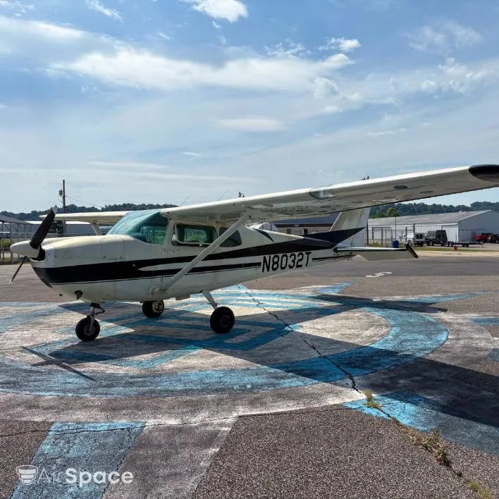 Exterior view of a 1960 Cessna 175A.