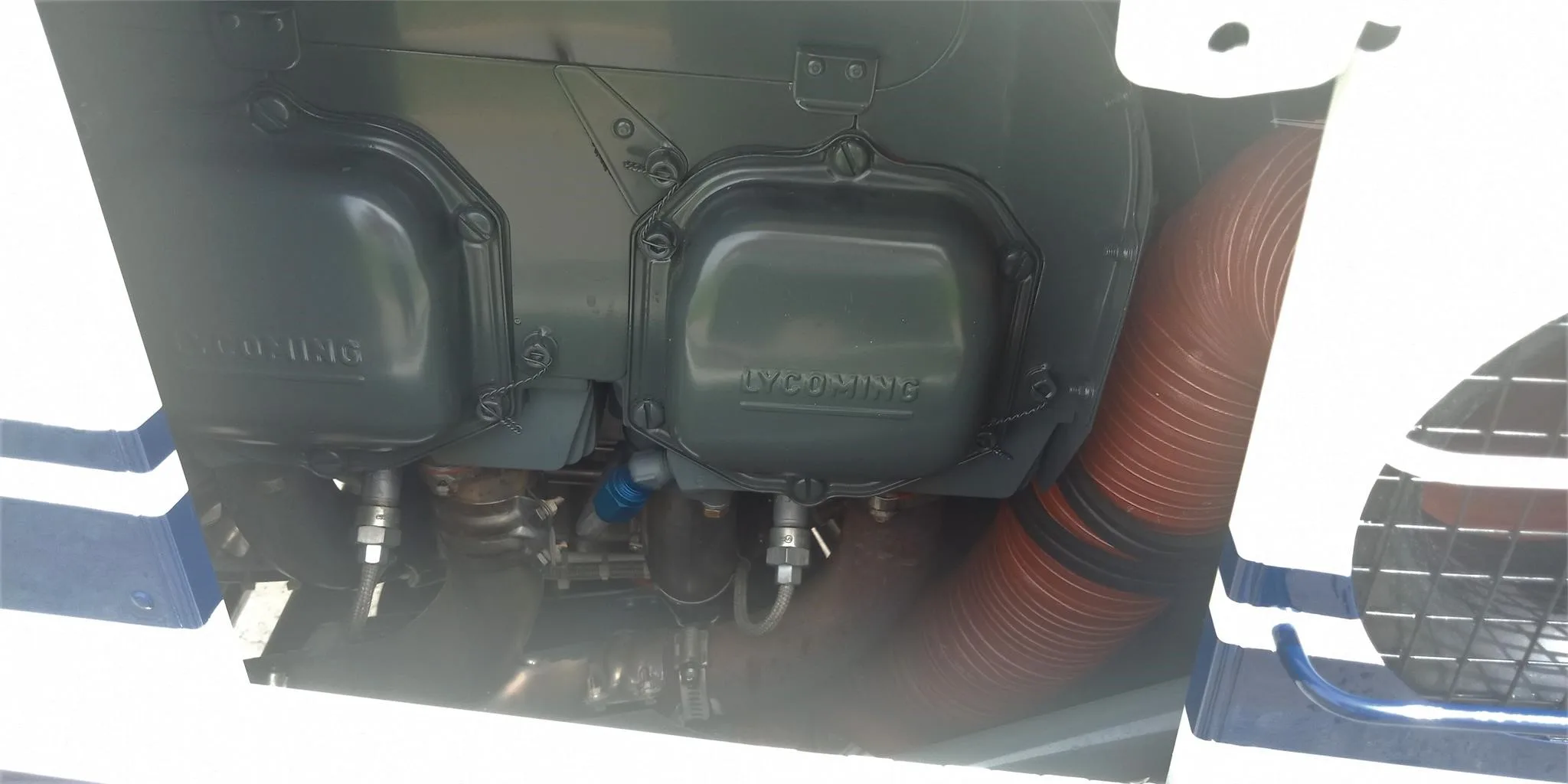 Engine detail of a 2026 ROBINSON R44 RAVEN I.