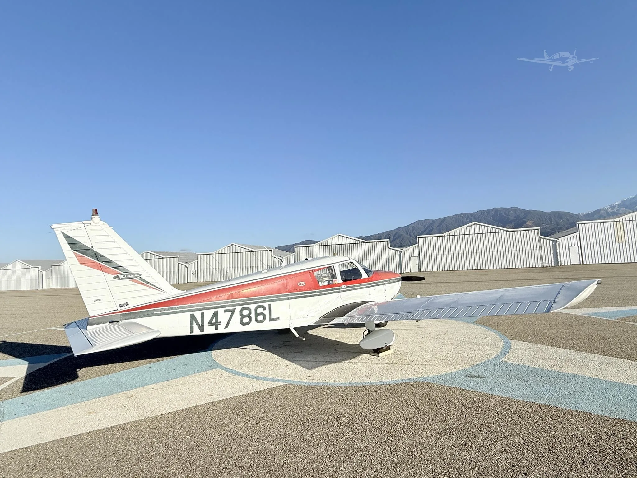 Marketing image of a 1967 PIPER CHEROKEE 180.