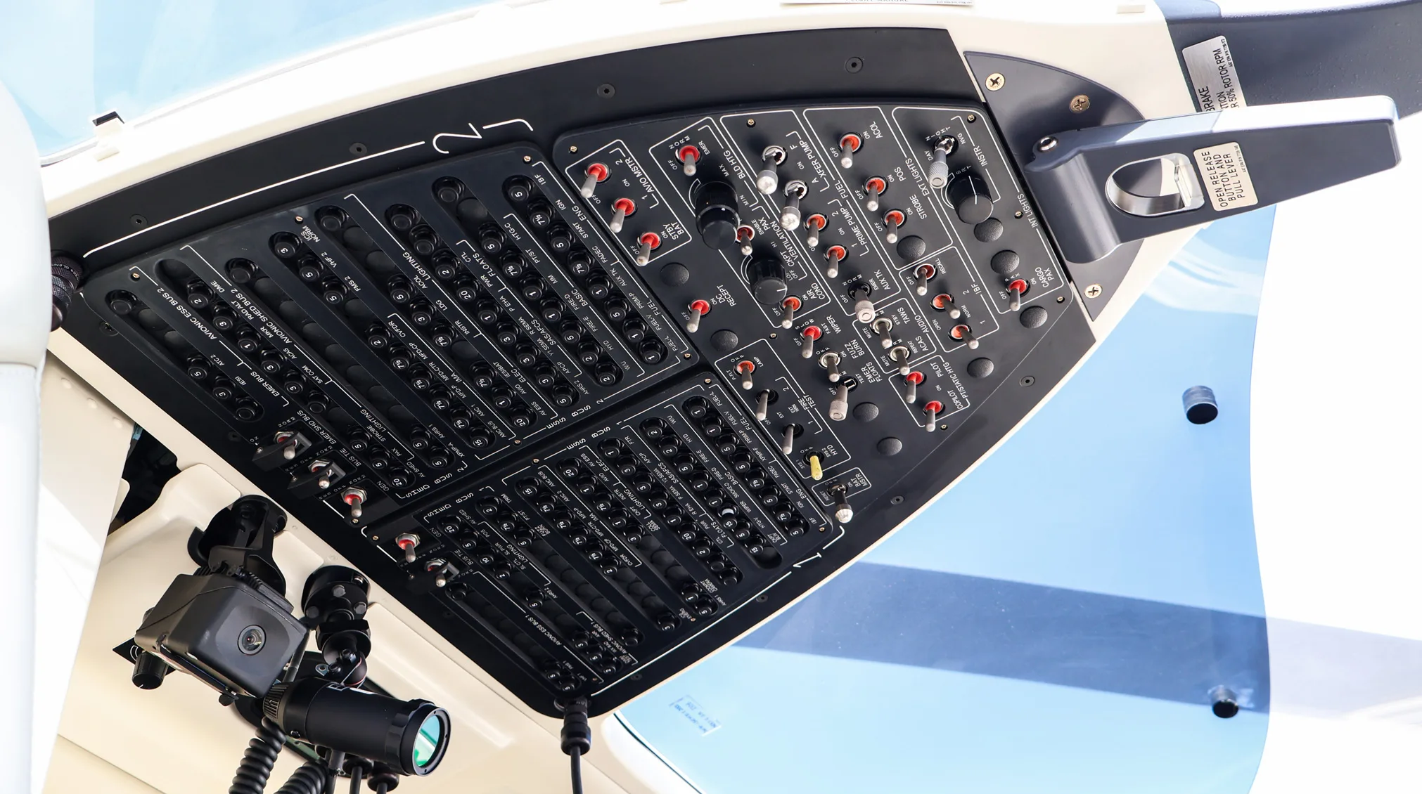 Avionics suite of a 2023 Airbus H135 T3H.