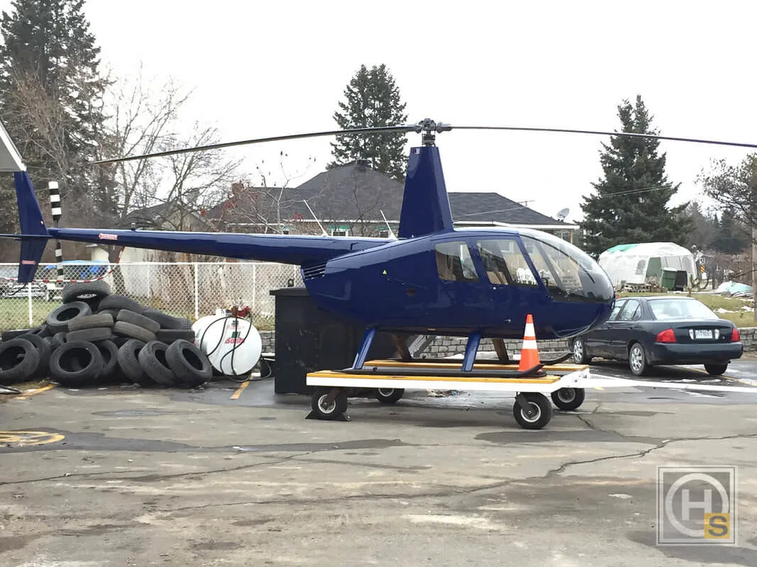 Exterior view of a 2013 Robinson R66 Turbine 2013.