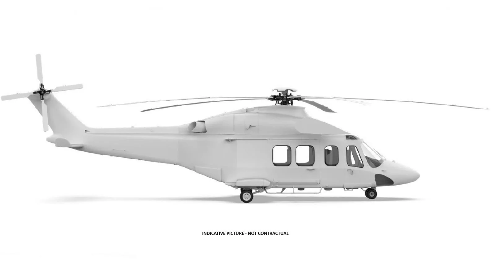 Marketing image of a 2013 LEONARDO AW139.