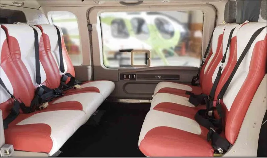 Cabin interior of a 2003 BELL 427.
