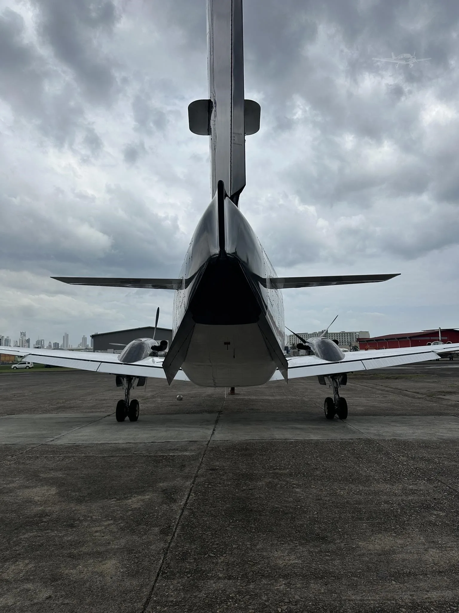 Exterior view of a 1996 BEECHCRAFT 1900D, N155CJ.