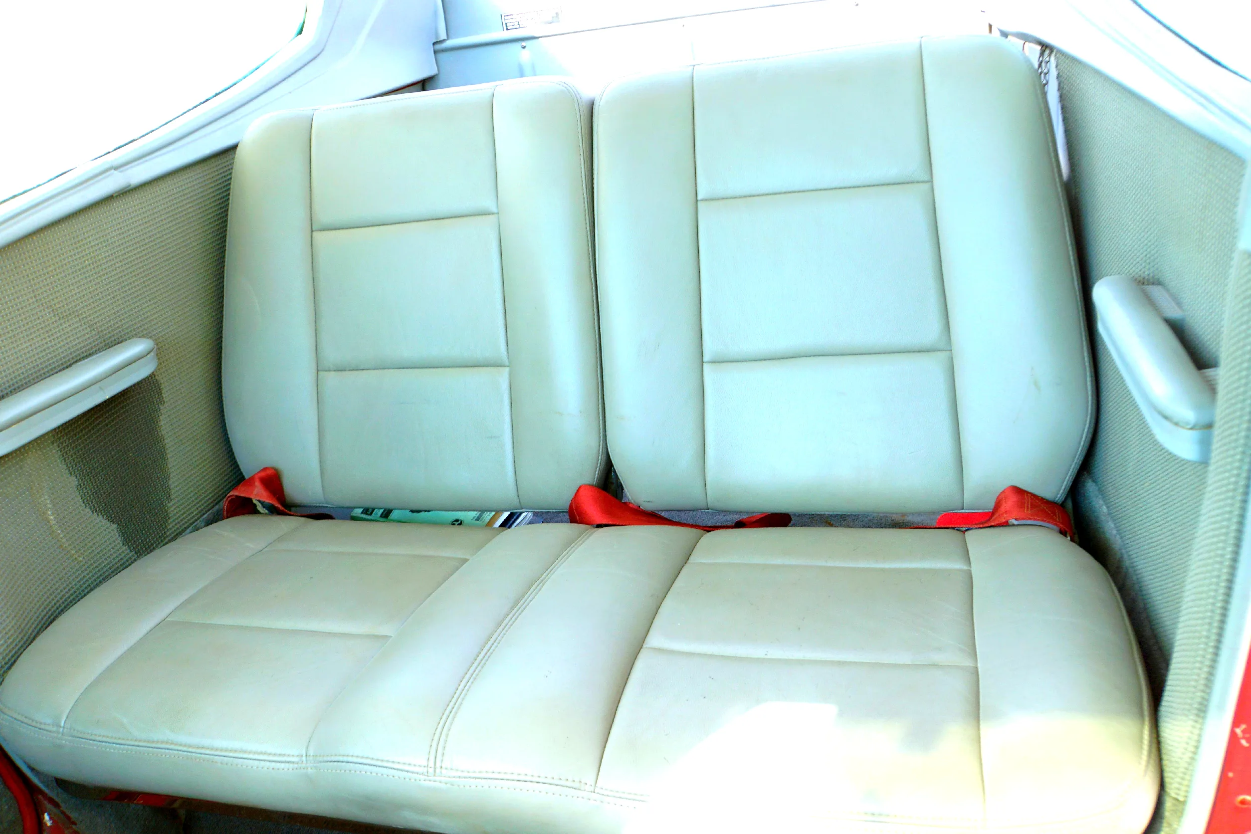 Cabin interior of a 1968 Cessna 182L SKYLANE.