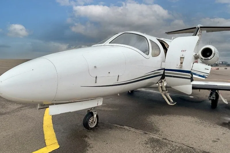 Exterior view of a 2009 Cessna Citation Mustang.
