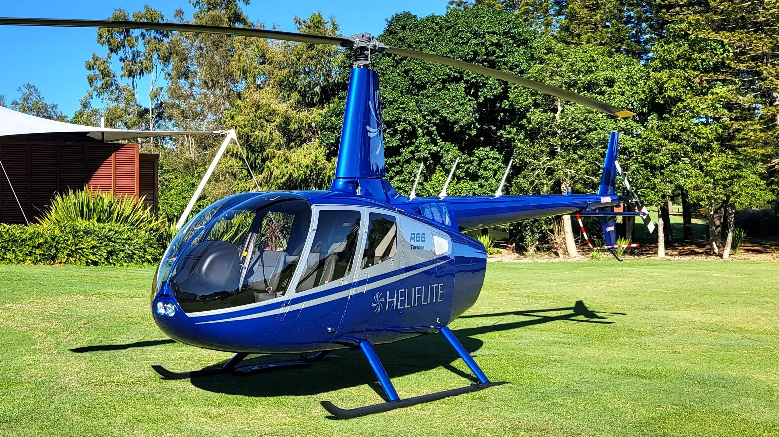 Exterior view of a 2025 Robinson R44 Raven II Helicopter.