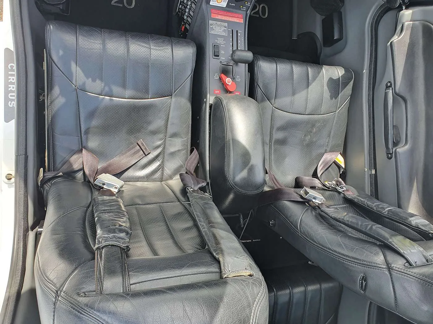 Exterior view of a 2008 Cirrus SR20 G3 GTS.