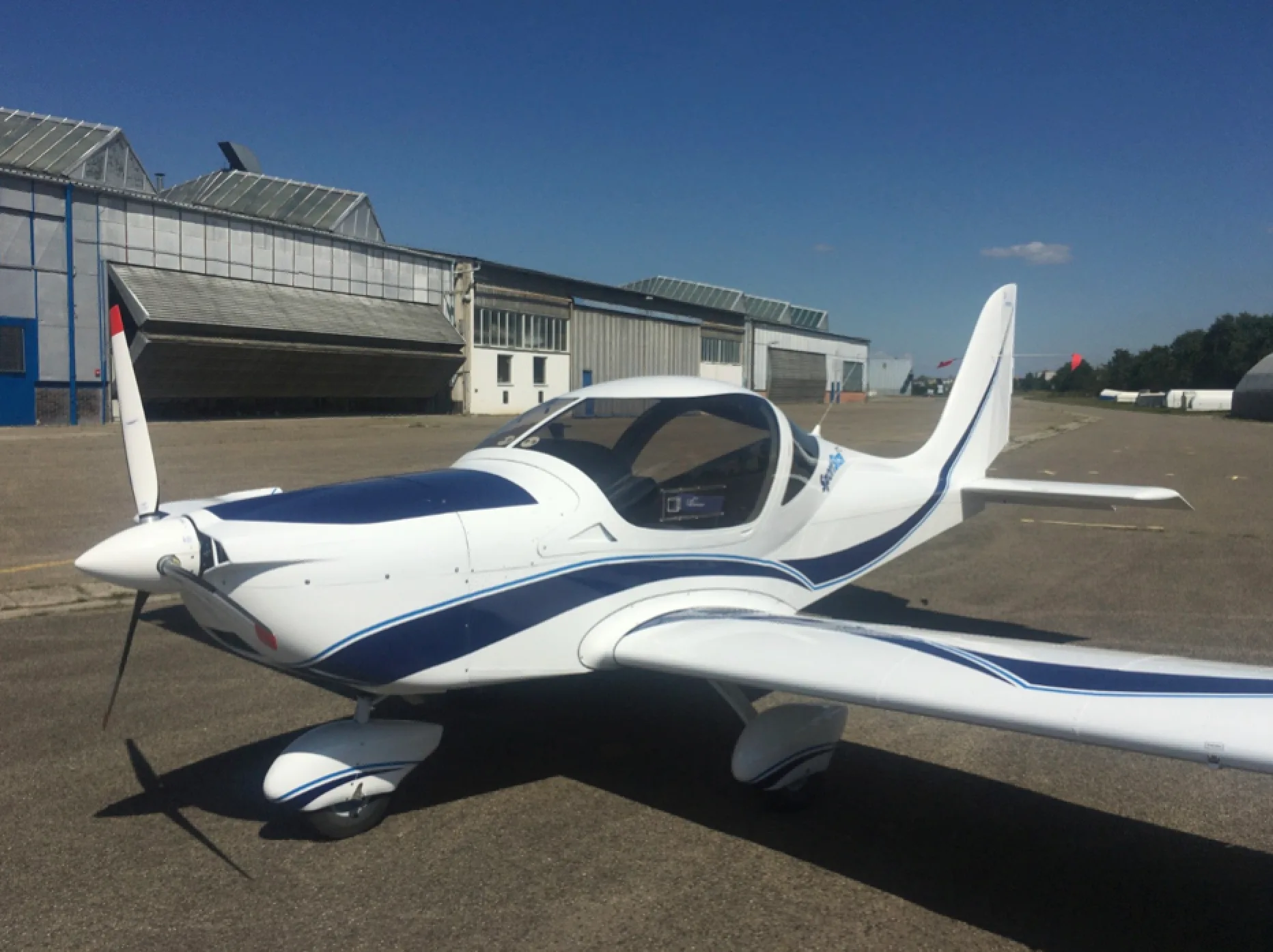 Exterior view of a 1979 Pitts S2A.