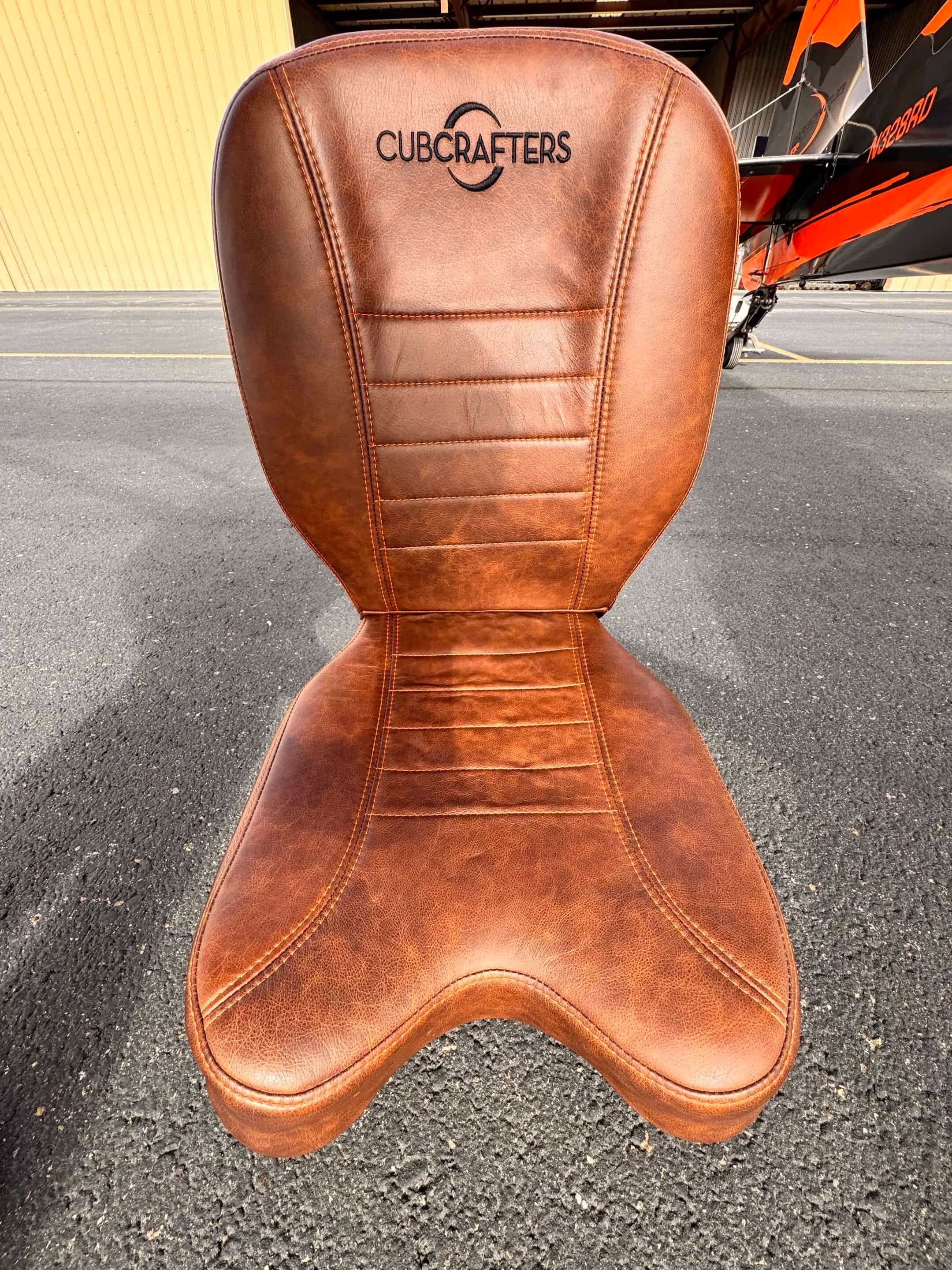 Exterior view of a 2021 CubCrafters Carbon Cub FX3, N328RD.