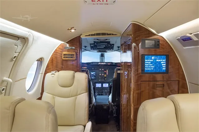 Cabin interior of a 2008 Bombardier #.