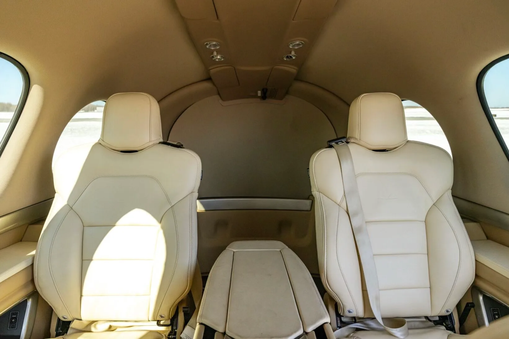 Cabin interior of a 2022 Cirrus SF50-G2+ Elite.