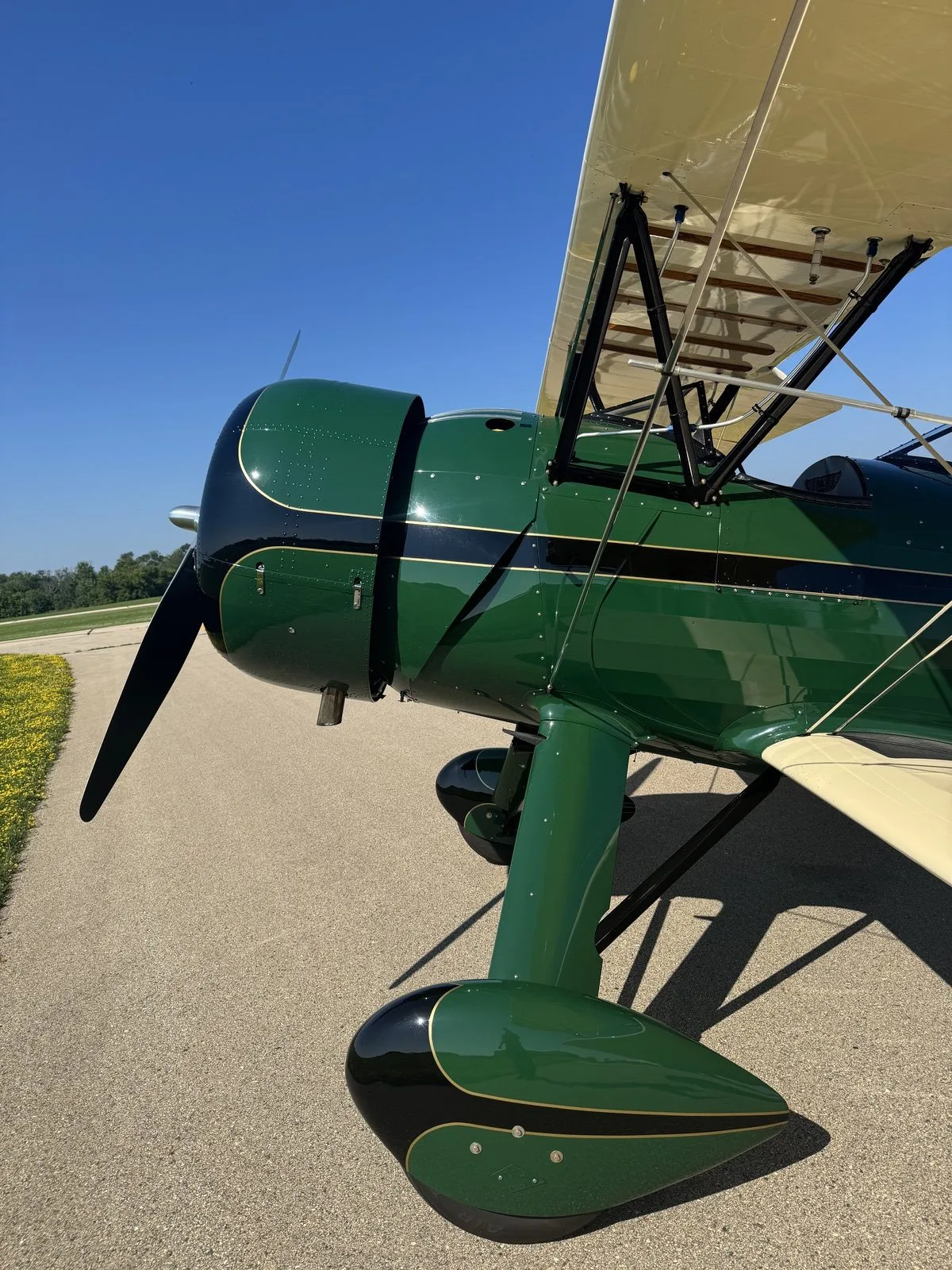 Marketing image of a 1941 Waco UPF-7.