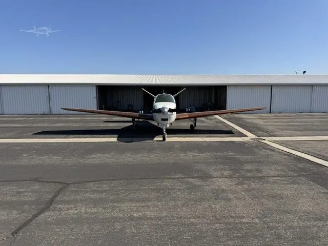 Exterior view of a 1958 BEECHCRAFT J35 BONANZA, N8391D.