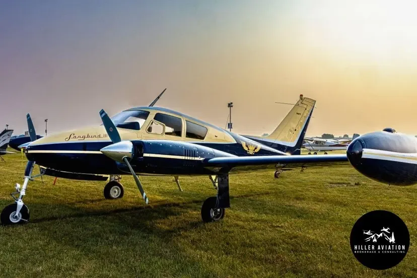 Exterior view of a 1979 Cessna T310R.