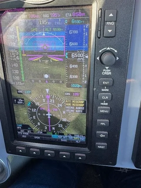 Avionics suite of a 1988 GLASAIR SH-2R.
