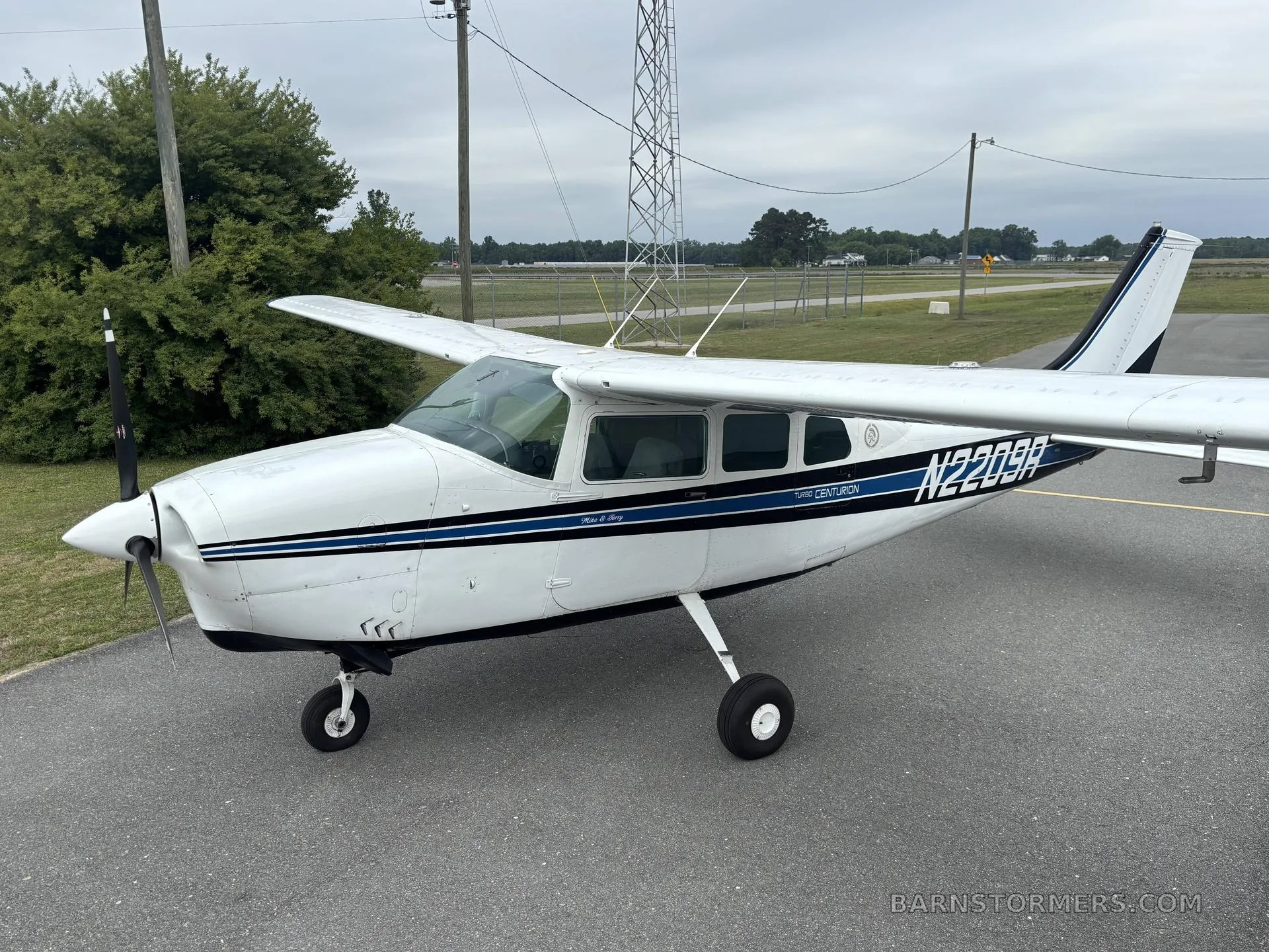 Exterior view of a Cessna.