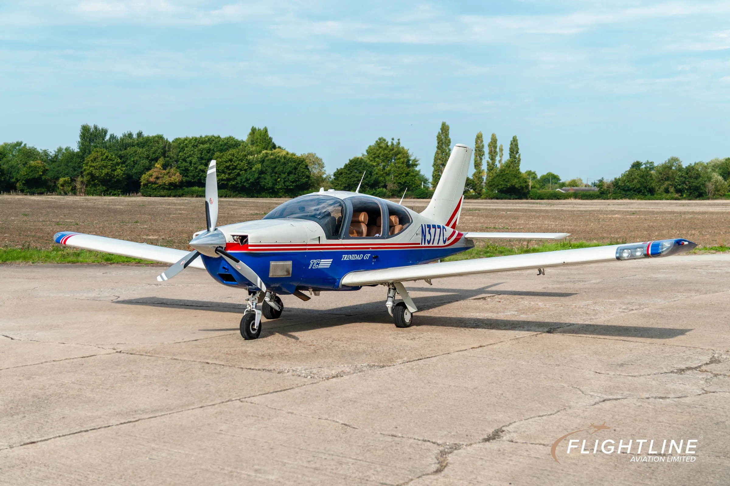 Exterior view of a 2003 Socata TB-21GT Trinidad.