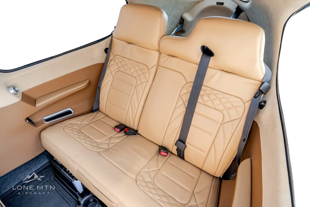 Cabin interior of a 2026 Cirrus SR20 G7+ Premium.