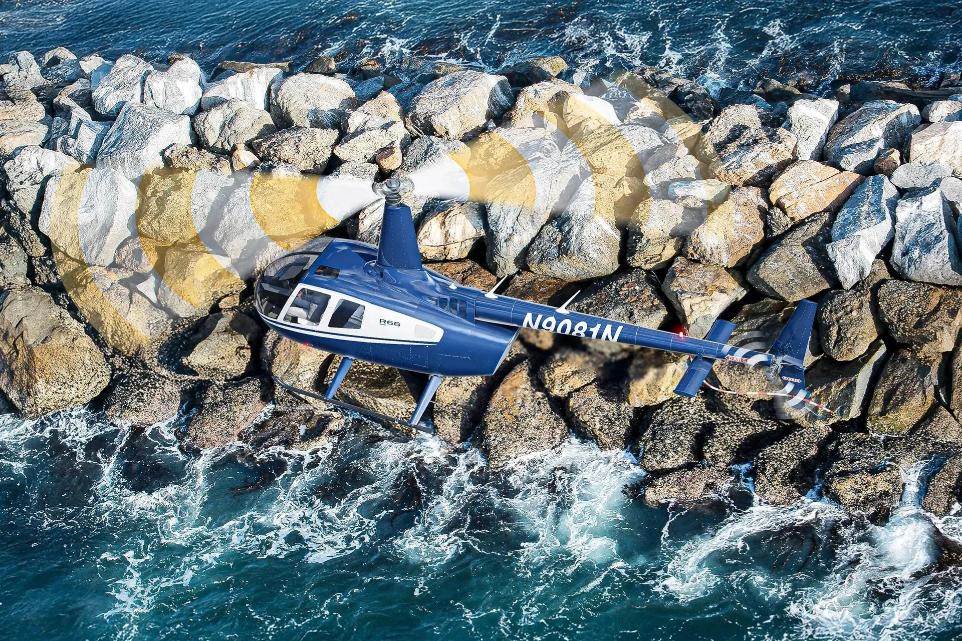 Marketing image of a 2027 ROBINSON R66.