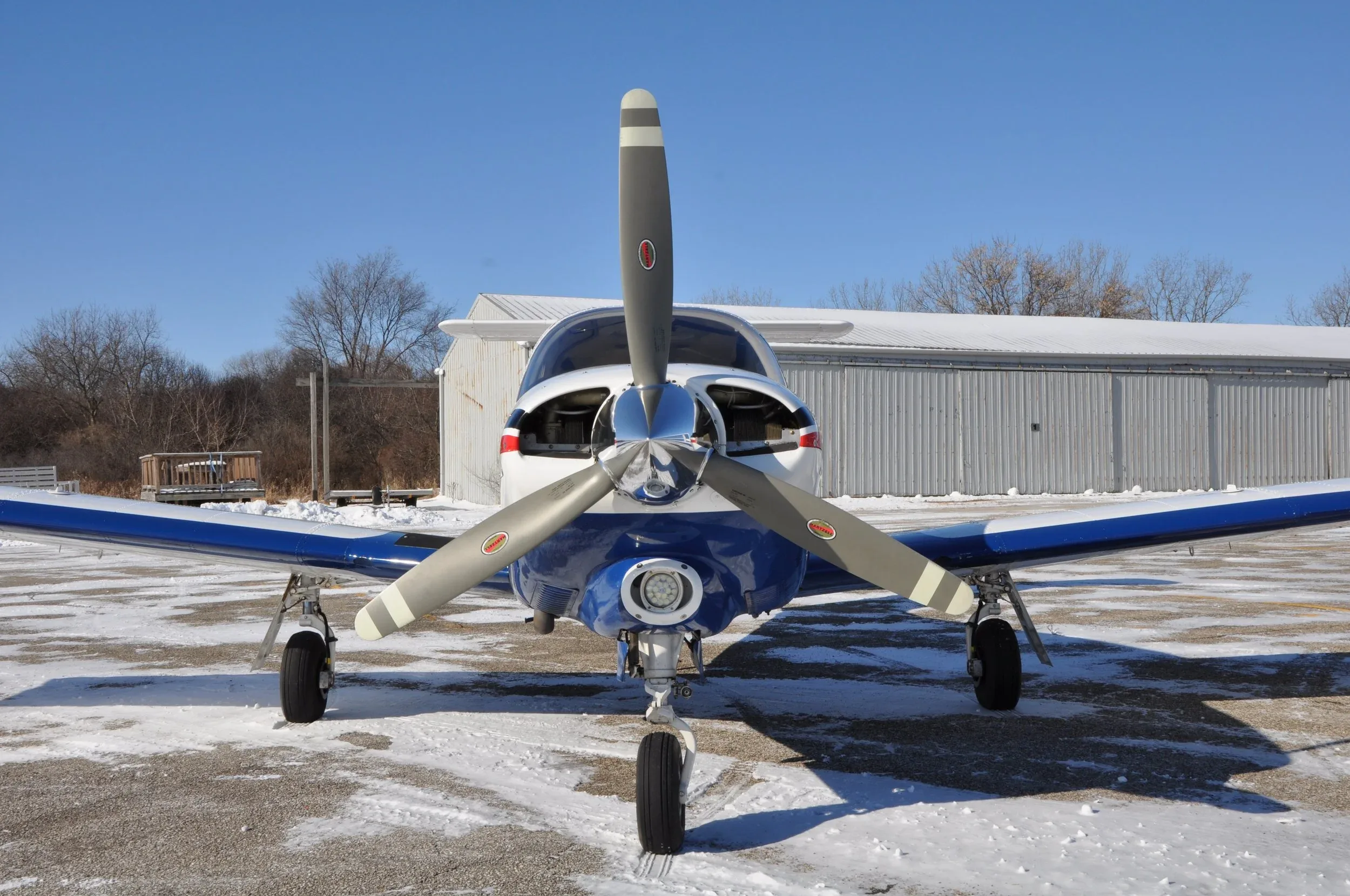 Exterior view of a 1983 AKC AVIATION TURBO ARROW IV.