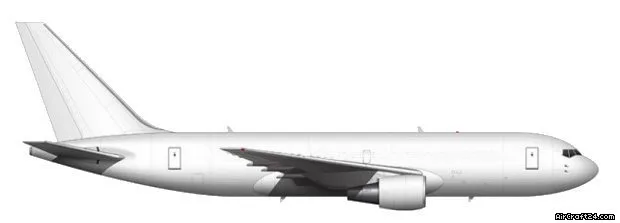 Marketing image of a 2003 Boeing B767-300 Freighter.
