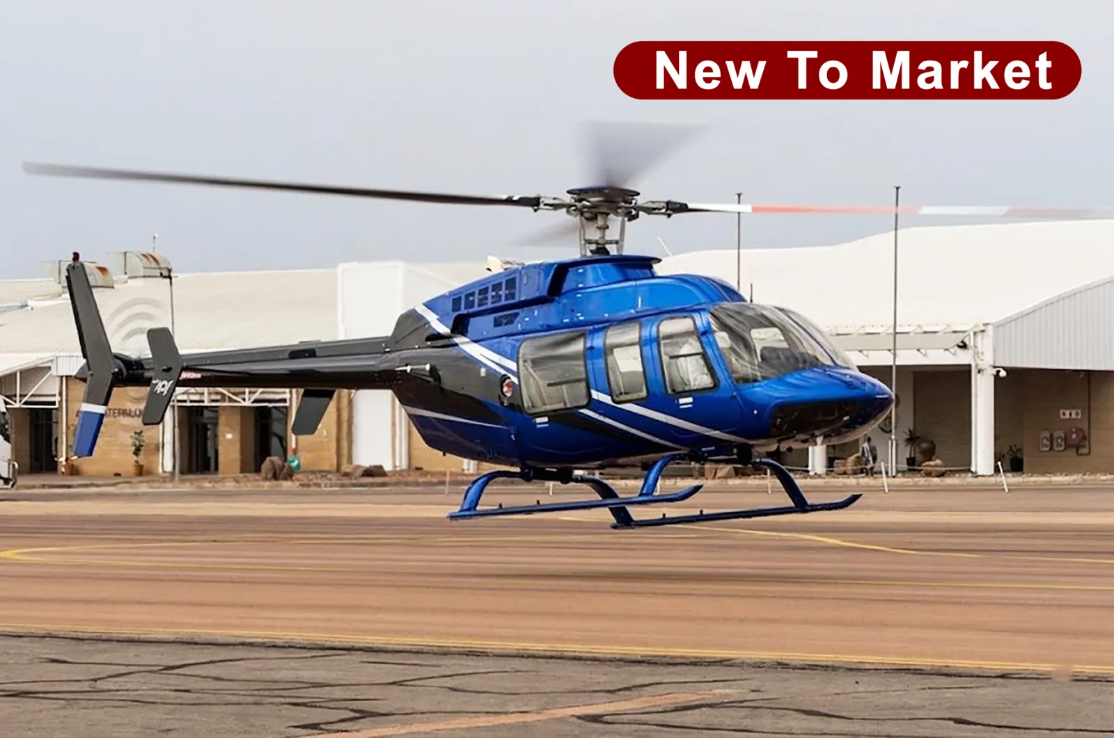 Exterior view of a 2003 Bell 407.