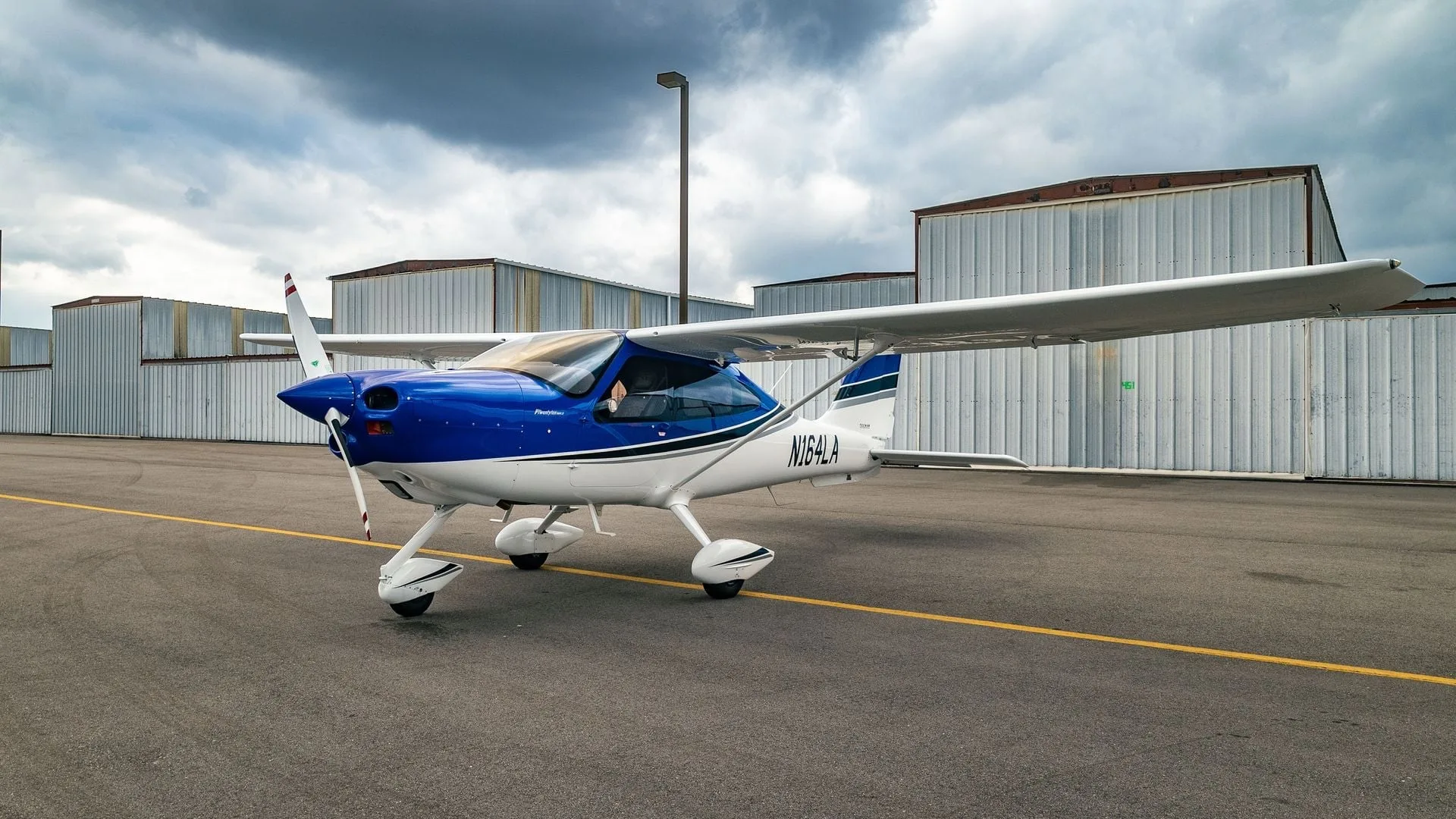 Marketing image of a 2026 Tecnam P2010 MkII 180.