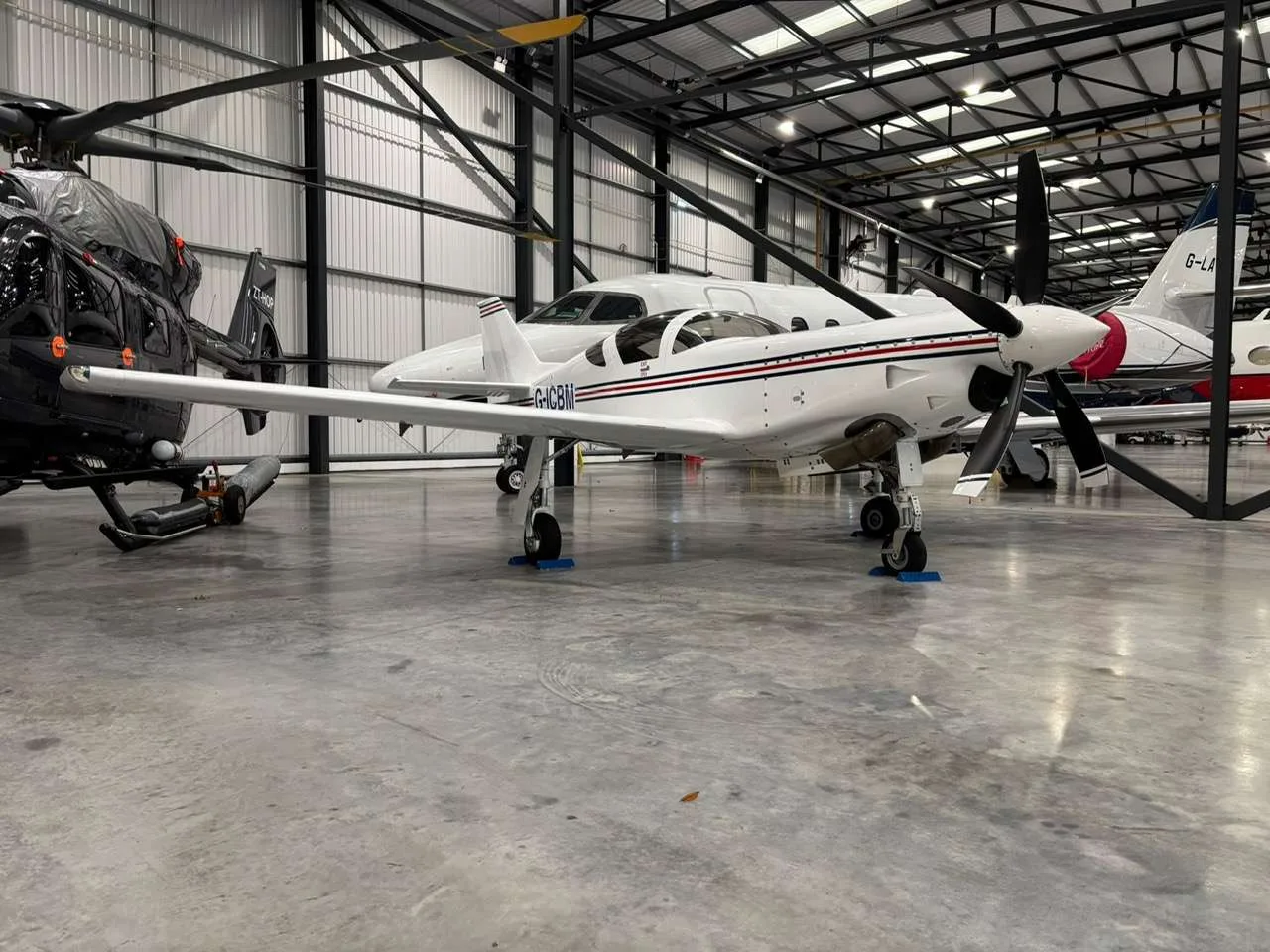 Exterior view of a Glasair III TURBINE.