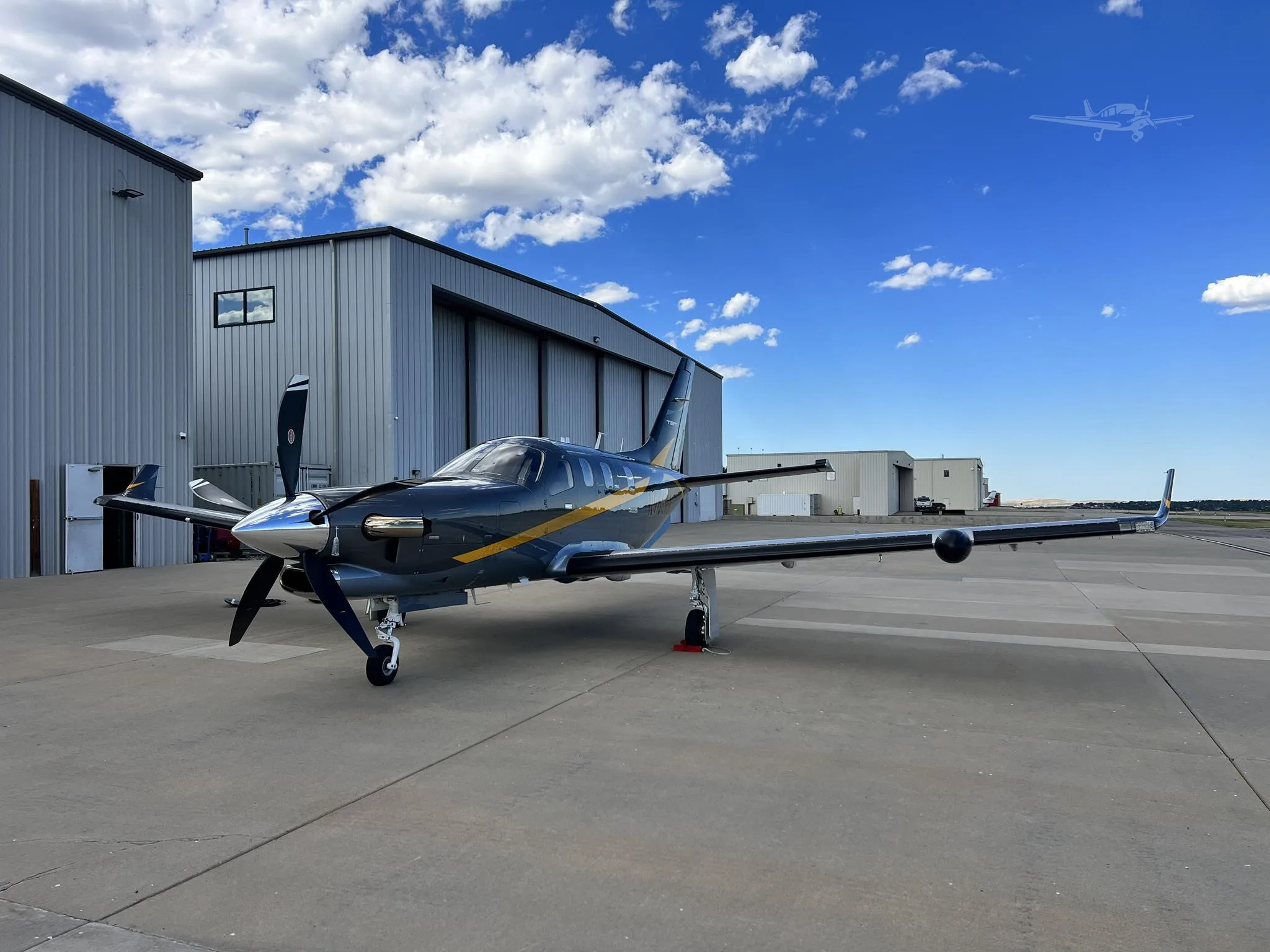 Exterior view of a 2022 DAHER TBM 960, N960MM.