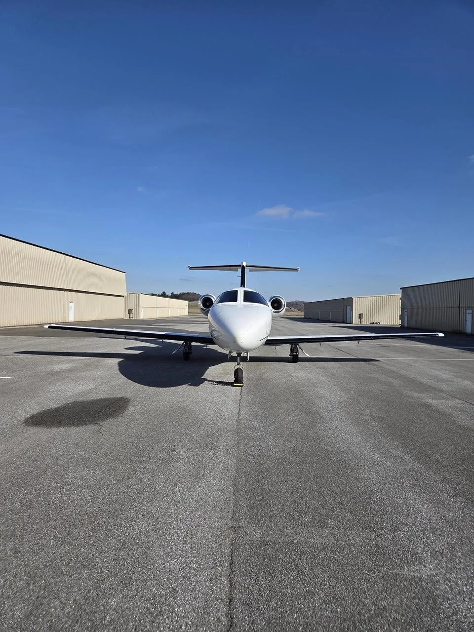 Exterior view of a 2008 CESSNA CITATION MUSTANG, N648JW.