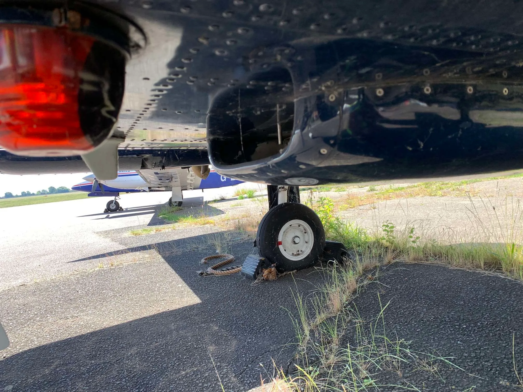 Exterior view of a 1979 Cessna 340A.